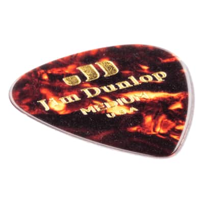 Dunlop Genuine Medium Picks Celluloid Box of 12, Shell 483 - Set of Picks image 5