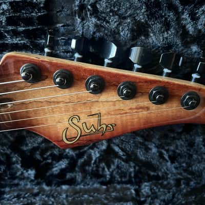 Suhr Modern Spalt Maple Brown Burst: Black Limba Body image 10