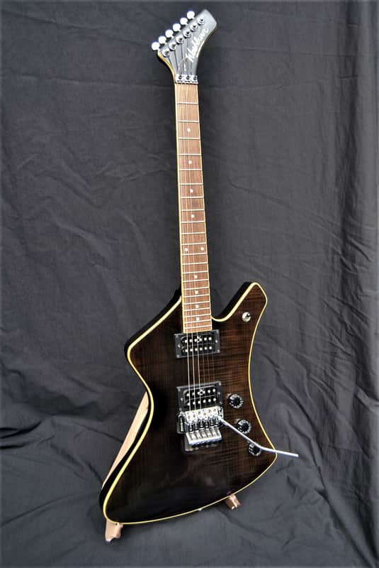 Washburn A10 1996 Flame Trans Black | Reverb