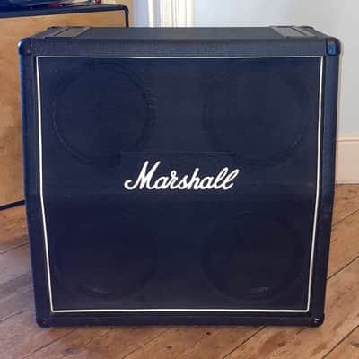 Vintage Marshall JMP #1960A 4x12  Slant cab Cabinet - G12m Blackbacks Kurt Muller 1777 Lead cones 1978 image 2