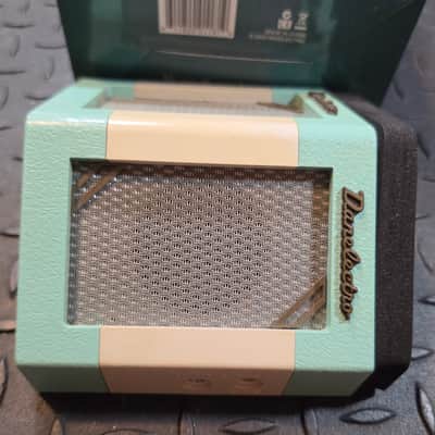 Danelectro DH-2 Hodad II Battery Powered Mini Guitar Amp 2010s - Green/Cream image 3