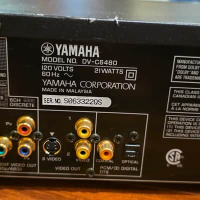 Yamaha DV-C6480 5-Disc DVD/CD Carousel Changer Working great! image 9