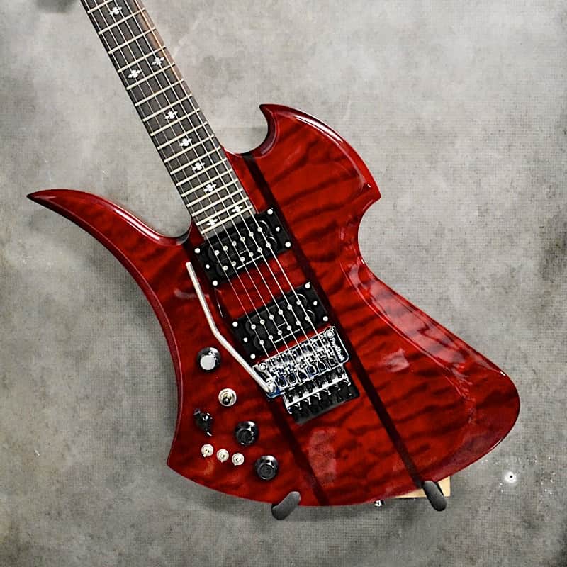 B.C. Rich Left Handed Mockingbird Legacy ST FR 2022 - Trans Red