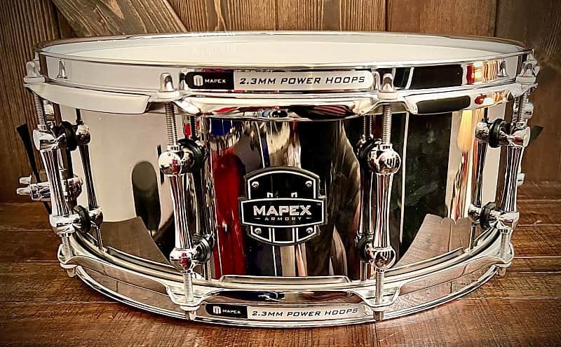 Mapex Armory 14x5.5” Steel Tomahawk Snare Drum image 1