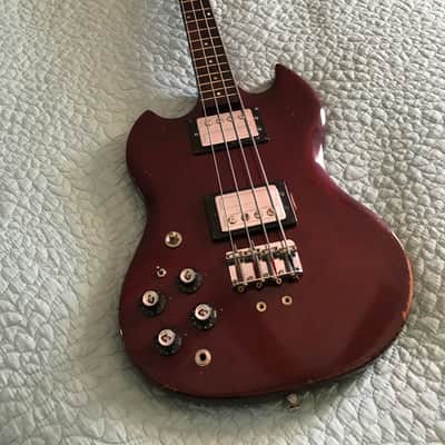 1972 Guild JS II Bass guitar Left Handed image 2