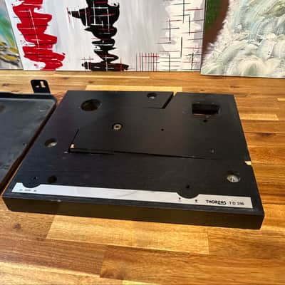 Thorens TD 316 Turntable Black Plinth And Metal Board Part Repair image 3
