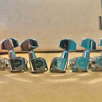 1990s Schaller M6 3x3 Tuners - Chrome image 3