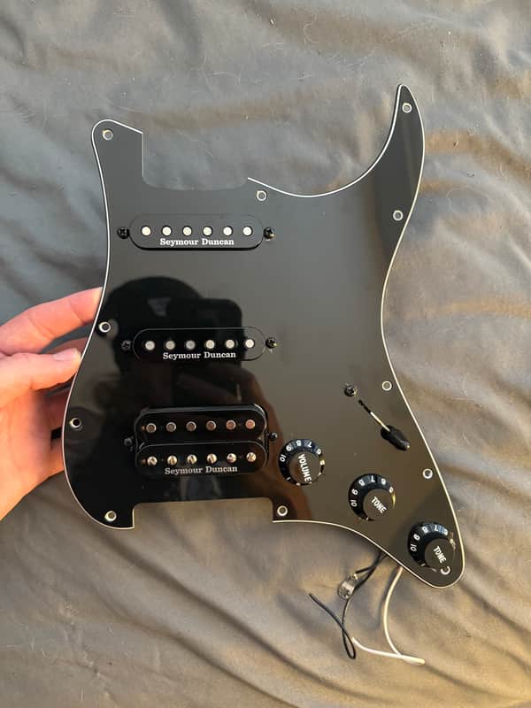 Loaded pick guard pre wired from limited edition Fender Player II Advanced Stratocaster HSS HT 2025 image 1