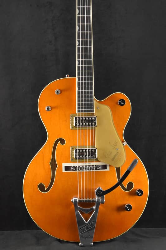 Gretsch G6120T-BSSMK Brian Setzer Signature Nashville '59 "Smoke" Orange image 1