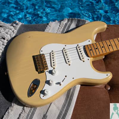 1994 Fender Japan Custom Shop - ST54-150AS 40th Anniversary '54 Stratocaster Reissue - 1 of 40 - Made in Japan (FujiGen) - Pro Set Up w Perfect Frets/Action/Intonation!MIJ image 7