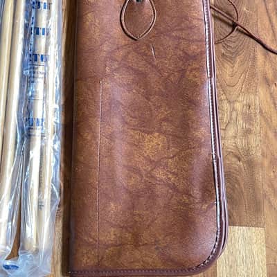 Pro Mark Vintage Drumstick Stick Bag 70s-80s Est. - Brown with 5 Pairs of Drumsticks Pro-Mark Vic Firth image 4