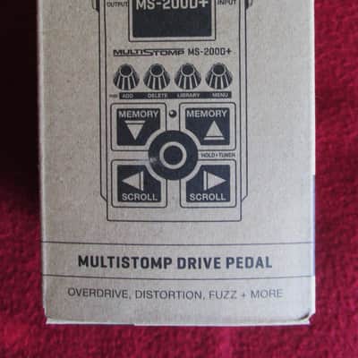 Zoom MS-200D+ MultiStomp Guitar Effects Pedal-200 Drives & Distortions-NEW image 1
