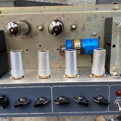 Vox AC50 70's Grey Face Panel "A Vox Product" Made United Kingdom image 6