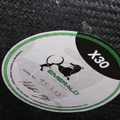 Emerald X30 Acoustic/Electric Guitar image 15