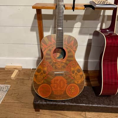 Alvarez Grateful Dead 50th Anniversary Montage Acoustic Guitar image 4