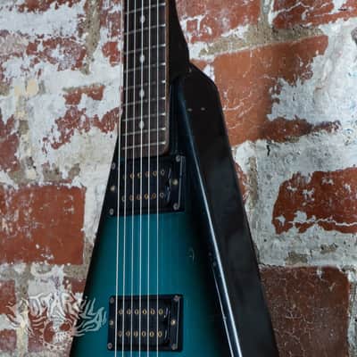 Aria Pro II XX Deluxe V 1982 Blue Black Sunburst MIJ Japan Matsumoku image 4