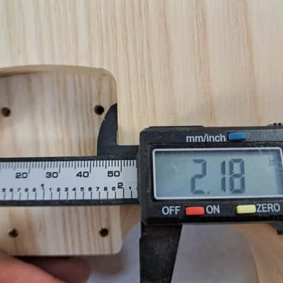 Unfinished Ash Hxx guitar body - for Fender Strat Stratocaster neck Floyd Rose J2420 image 9