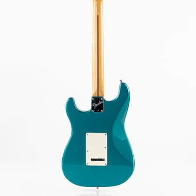 USED 1995 Fender American Standard Limited Edition Stratocaster Electric Guitar - Ocean Turquoise with Matching Headstock image 4