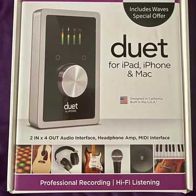 Apogee Duet for iPad, iPhone & Mac (Duet iOS) w/ Box, Lightning Cable, Cases & Mount image 6