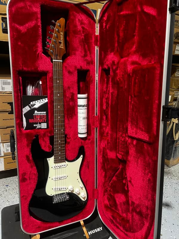Ibanez Prestige AZ2203N Electric Guitar - Black image 1