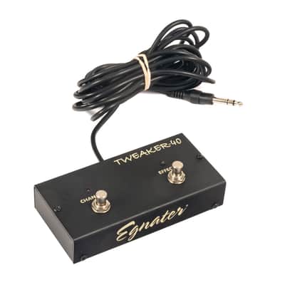 Egnater - Tweaker 40 2-Channel 40W Tube Guitar Head Amplifier - w/FSW & Manual Black USED image 3