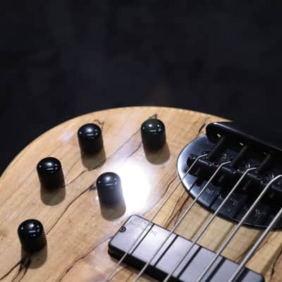 Lakland Skyline Series 55-01 Deluxe Spalted Maple Natural 5-String Electric Bass image 14
