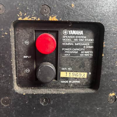 Yamaha NS-10M Studio 8ohm Passive Speaker Set! image 10