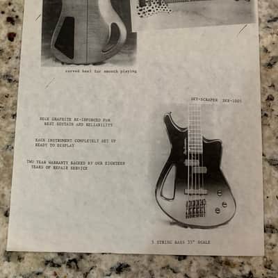 Roscoe Guitars Poster Brochure & More image 3