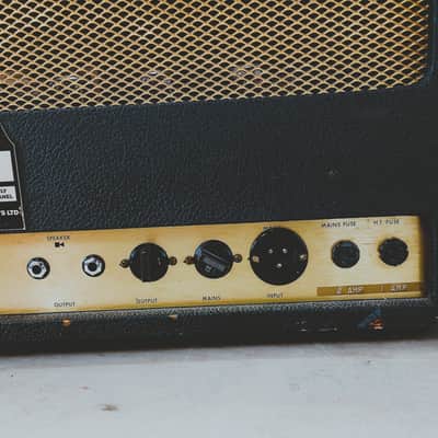 Marshall JMP 1992 Super Bass 2-Channel 100-Watt Guitar / Bass Amp Head 1967 - 1975 - Black image 4