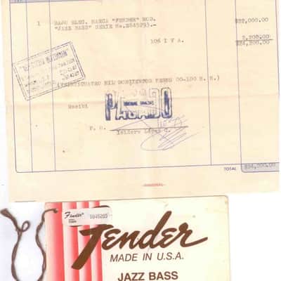 Fender Jazz Bass 1978 Olympic White – All Original Electronics – Vintage Hard Case + Manual image 18