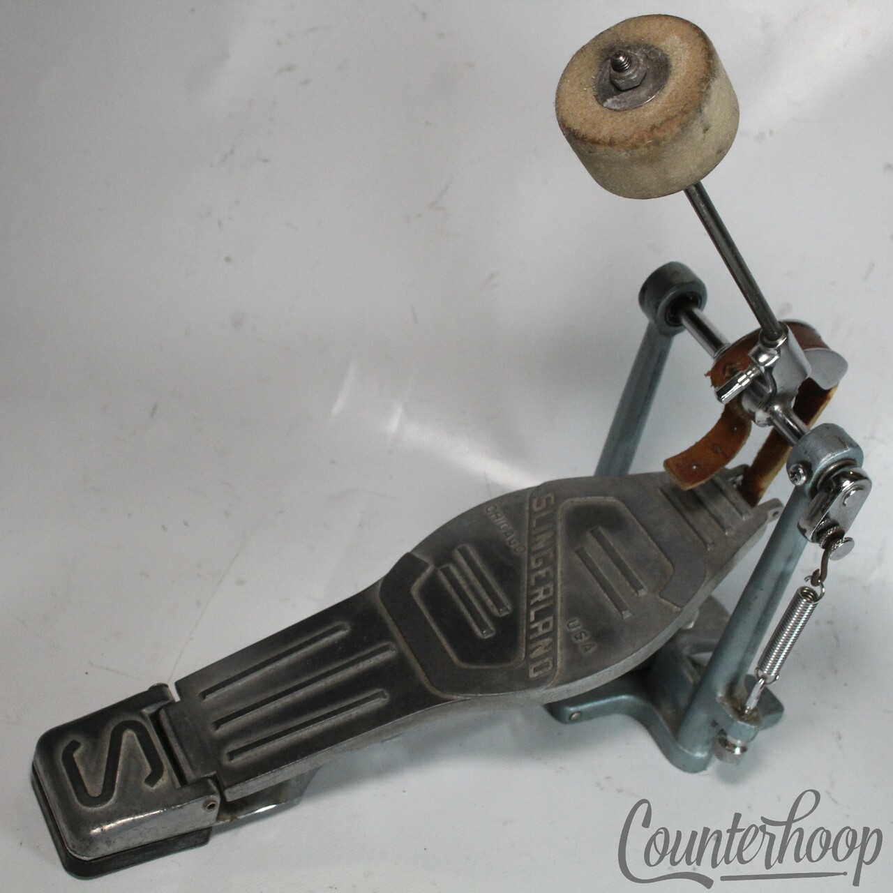 Slingerland Tempo King Bass Drum Pedal Chicago Vintage 60s Sound King Aluminum* — main photograph