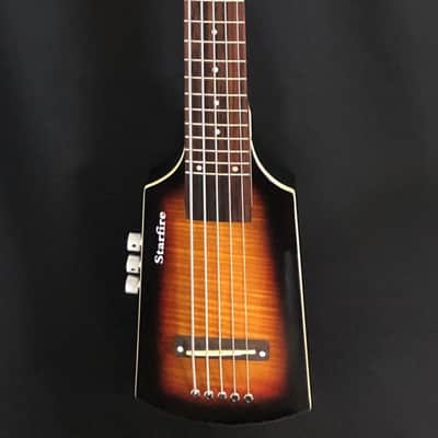 Starfire 5 String Bass Black and Brown Sunburst image 1