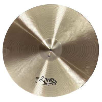 Used Paiste Formula 602 Thin Crash Cymbal 22" - Very Good image 3