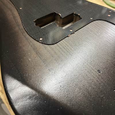 Madlad Instruments 3K Twill Carbon Fiber Precision Bass PBass pickguard (made with pride in north Texas) image 5