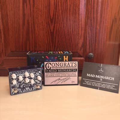 KHDK Electronics MAD MONARCH, GARY HOLT SIGNATURE PEDAL 2023 - Emerald jewel-tone metallic blue image 11