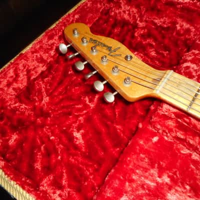 Fender Custom Shop 1958 Reissue Telecaster Heavy Relic 2008 - Red Sparkle image 3