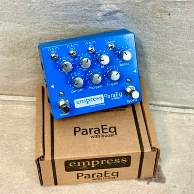 Used Empress ParaEq with Boost Circa 2010's Blue with Box image 1