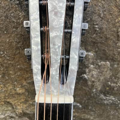 “Lil’ Gambler” Goodman handmade ladder braced Stella style Parlor guitar-Demo video added image 14