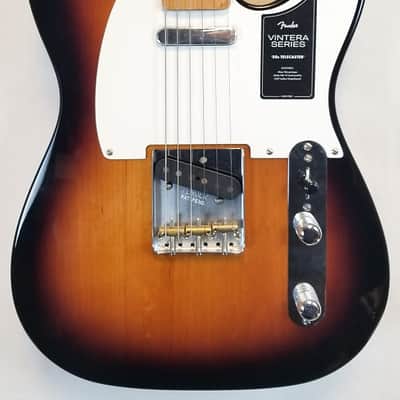 Fender Vintera '50s Telecaster, Maple Fingerboard, 2-color Sunburst, w/Gig Bag image 2