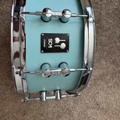 SONOR SQ1 Snare Drum 14 x 6.5 in. Cruiser Blue - Birch Shell image 3