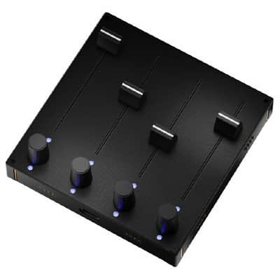 Intech Studio Grid Series 3 EF44 Detent 4-Endless Push Encoder & 4-Fader Modular MIDI Controller image 3