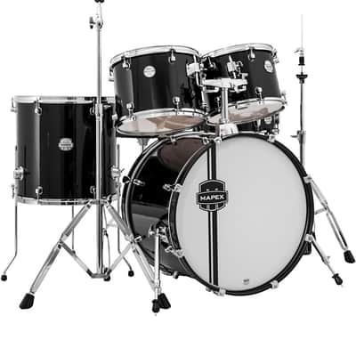 Mapex Voyager Jazz 5-Piece Drum Set Black (No Cymbals) image 1