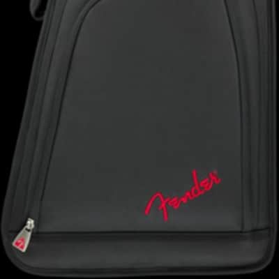 Fender FEMS-610 Mini Strat & Mini Jazzmaster Gig Bag, Black image 1
