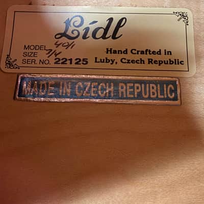 Lidl Model 40/1 3/4 Cello – Made in Czech Republic – Outfit w/ Bag, 2 Bows & Rosin – Ready to Play image 2