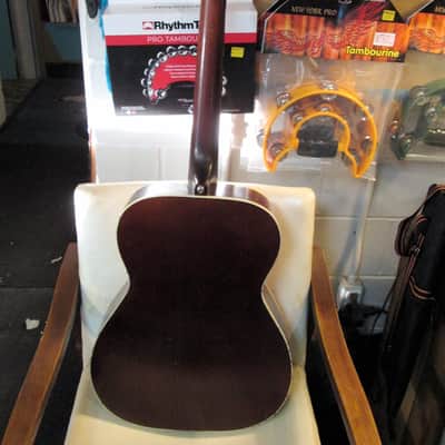 SEARS & ROEBUCK Model 319 Vintage Acoustic Guitar USA Made - overall great shape image 2