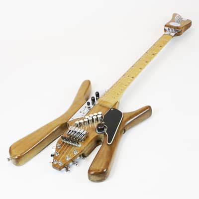 1968 Bunker Hell-Bender Wild Hippie Glam Rock Vintage Electric Guitar Walnut Crazy Pickups image 2