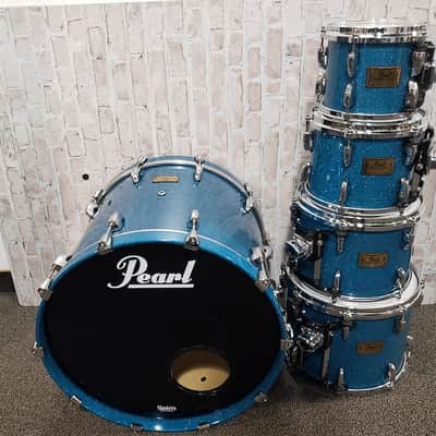Pearl Masters studio birch 2000’s Ocean Blue Sparkle image 1