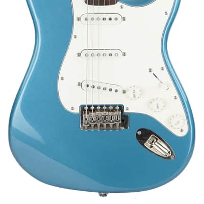 2021 Squier Classic Vibe 60's Stratocaster Lake Placid Blue image 2