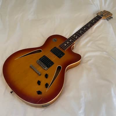 Vintage Defil Jowita Hollow Body Electric Guitar - Made in Europe - Free Pro Setup image 13