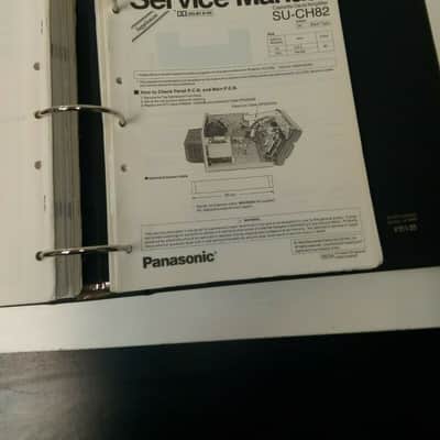 Lot of Vintage Panasonic CD Players/Amplifier Service Manuals SL-SW202-SU-HT500 image 7